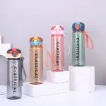 VDNSI Water Bottle Motivational Drinking Bottle for Adults Girls Boys Outdoor School 800ML 4PCS SET
