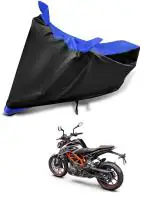 Auto Hub Bike Body Cover for KTM Duke 250 , Dustproof UV Protection water resistant Custom Fit Cover-(Black-Blue)