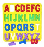 MEGAPLAY JOY Alphabets Learning Educational Eva Sheet(A TO Z)