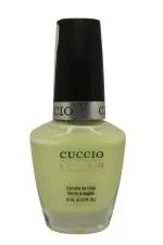 Cuccio Nail Polish In The Key of Lime|Pastel Lime Green |13ml|Vegan & Enduring|Paraben & Cruelty Free|No Chipping, Yellowing, Nail Cracking|FREE from Harmful Chemicals