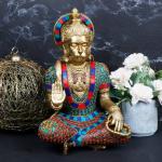 ARTVARKO Handwork Brass Hanuman Idol Statue - 7.5 inch