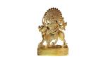 Navyaksh- NAVYAKSH Maa Durga Metal Idol , Maa Ambe Murti Navratre Special Decorative Showpiece - 11 cm (Metal, Gold)