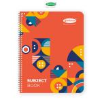 Sundaram | Six Subject Book (Regular) | Spiral Bound |300 Pages| 20.5 x 26.7 cm | ruled |Pack of 2