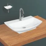 LAVITA Ceramic White Table Top Wash Basin | WT-Vintage | Table Top Basin (White)