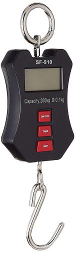 ATOM, SF-910, Electronic Portable Luggage Scale with Max Capacity- 200Kg, Black