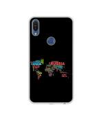 Casotec Map Country Design Printed Silicon Soft TPU Back Case Cover for Asus Zenfone Max Pro (M1) ZB601KL