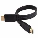 fdealz 60 cm / 0.6 Meter Length Full HD Short HDMI Cable 3D Male to Male Plug Flat Cable 1 Piece