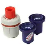 Inditradition Aqua Gold Magnetic Instant Water Purifier with 2 Free Candle, Iodine Resin Magnetic Technology, White