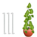 HOMSSY Plant Supporter Garden Stakes Set of 6 - Durable Plant Supports for Garden and Outdoor Use (20)