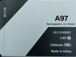 Mobcrown Mobile Battery for Lava A97 / LBI12350001 / 2350mAh