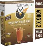 Organic Sprouted Ragi Dry fruit Malt 800Gram (400G X 2) - Sugar Free-Health Mix / health drink for kids / health drink for Adults / women health drink / Millets Food / Dryfruit powder