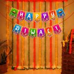 Zyozique Multicolor Diwali Banner, Diwali Festival Of Lights