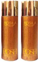 Rosila Posh Deodorant Spray For Men And Women, 200 Ml Each (Pack Of 2)