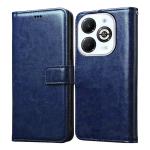 Casotec Flip Cover Back Case for Infinix Smart 8 Plus 4G | Premium Leather Finish | Inbuilt Pockets & Stand | Flip Cover Back Case for Infinix Smart 8 Plus 4G (Blue)