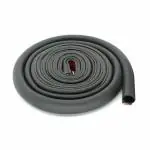 Metreno D Shape car Edge Guard Protector Rubber Tape Trim Rubber Strip Seal Protector Car Window Door Edge Guards for Most Cars (10 Meter)