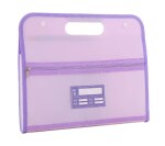 Shining Zon Horizontal Expanding File Folder 13 Pockets Accordion File Folder Organizer for A4 Letter Size Paper Document Holder Organizer for School, Home, Office (Pack Of 2 Purple Colour)