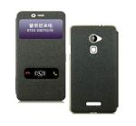 Gorogue Black Faux Leather Flip Case Cover With Convertible Back Stand For Coolpad Note 3 Lite