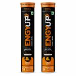 ENGYUP Curcumin 500mg, Black Pepper, Ginger & Zinc, Immunity booster, Mango Flavor, 40 Tablets