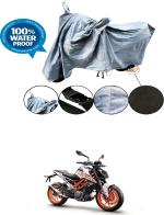 RONISH Waterproof Two Wheeler Cover for KTM (Duke 390, Grey)