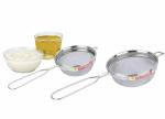 OM Paras Stainless Steel Wire Handle Ghee and Oil Strainer || Oil Strainer || Coffee Strainer || Sieves || Liquid Filter Strainer (Pack of 1) (0NO)