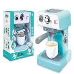 KTRS ENTERPRISE Coffee Maker Role Play Pretend Kitchen Appliance for Kids with Realistic Action, Spray, Light and Sound - Coffee Mug for Imaginary Brewing Fun