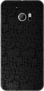 SRG INFOTECH Htc 10 Black Vinyl Mobile Skin