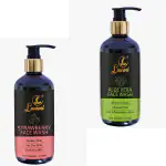 Laurvel Aloevera Facewash 250ml+ Strawberry Facewash 250ml