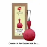 Camphor Ball With Rose Fragrance Air Freshener For Car, Room, Indoor & Small Areas, Pack of 1