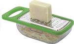 See inside Cheese Grater/Slicer/Chopper With Stainless Steel Blades Grater (1 Cheese Chopper)