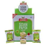 ALKA FOODS Premium quality soan papdi elaichi flavor (50 pcs x 1 box ) pack of 1 Box