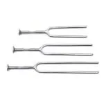 3 pc tuning fork (128 Hz, 256 Hz, 512 Hz) Vibrating tuning Fork