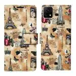 A D Enterprises Brown Tower Flip Cover for Vivo Y72 5G | Magnetic Case | Shock Absorbent | Flip Cover Vivo Y72 5G