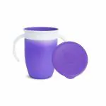 Munchkin 7oz Miracle 360 Degree Trainer Cup with Lid (Purple