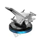 BKN Trending New Fighter Jet Helicopter Alloy Car Solar Air Freshener