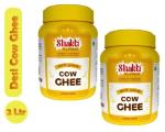 SHAKTI MILKRENZ Pure Desi Cow Ghee - Premium Authentic Indian Clarified Butter | Nutritious, Aromatic, and Versatile | Boosts Digestion & Immunity | Ideal for Cooking, Health, and Ayurvedic Wellness | 2 LTR (1810 ml)