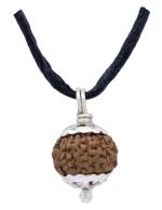 Shivaratna Shivaratna 10 Mukhi Rudraksha Made In Silver Metal - Origin - Java
