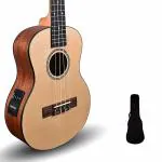 Kadence Concert Ukulele 24 inch, Spruce Top Mahogany Back with Bag & Equilizer/Pickup (Semi/Electro Acosutic)