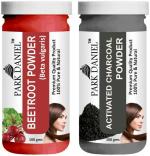 Park Daniel Premium Beetroot Powder And Activated Charcoal Powder, 100 G Each (Combo Of 2) |Hair Care|Dandruff Control hair Powder|Healthy Strong Hair Mask