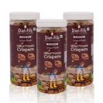 Millet Protein Crispers with Pea Protein Achari Combo | Made with Finger Millet , Sorghum Millet , Browntop Millet , Foxtail Millet , Pea Protein |No Grain | Gluten Free | 130 G x 3