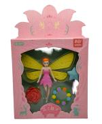 CrackaDeal Fairy Flower Erasers, Multicolour (Pack of 4)