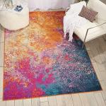 ishro home 3 x 5 Feet 3D Jet Multi Printed Jet Premium Carpet Rug Runner and Carpets for Bedroom/Living