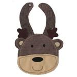 Babies Bloom Brown Cute Monkey Cotton Baby Bib And Waterproof Burp Cloth Cotton Baby Bibs