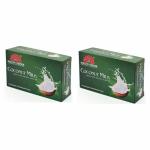 Healthy Forever Coconut Milk Soap Natural Handmade Soap Virgin coconut oil, almond oil, jojoba oil Treats with Acne, Pimple Antiaging Soap 120gm (PACK OF 2)