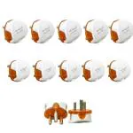 Hi-Plasst Top Premium Round 3 Pin Plug For Refrigrator, Washing Machine, Geysers And Mixer Grinder (6A/16A )