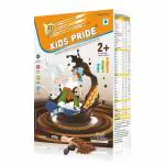 Zeonutra Kids Pride 2+ Milk Protein Powder Health Drink for Kids, Complete & Balanced Nutrition for Growing Children| Supports Eye Health, Brain Development and Kids Growth Supplement, Chocolate Flavour - 400gm