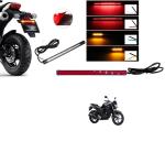 Kozdiko 48 SMD Flexible Led Strip Tail Light Bike Brake Light with Red and Yellow Color Turn Indicator Signals Light for Yamaha FZ S