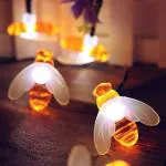 RSP Quality bit Honey Bee String Lights 16 LED Outdoor Waterproof Simulation Honey Bees Decor for Party, Wedding, Xmas, Decoration, Gardens ETC