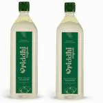 Vriddhi Originals - Wood Pressed Coconut Oil - 2 LTR |Kolhu/Kacchi Ghani/Chekku | Natural | Chemical-Free | Cold Pressed Coconut Oil for Cooking./Skin care/Hair