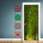 CVANU Designer Wooden Wall Hanging Board/Home Decor Items Colorful Design