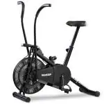 beatXP Vortex Energize 1M Air Bike with Adjustable Cushioned Seat | Moving Handles (Black)